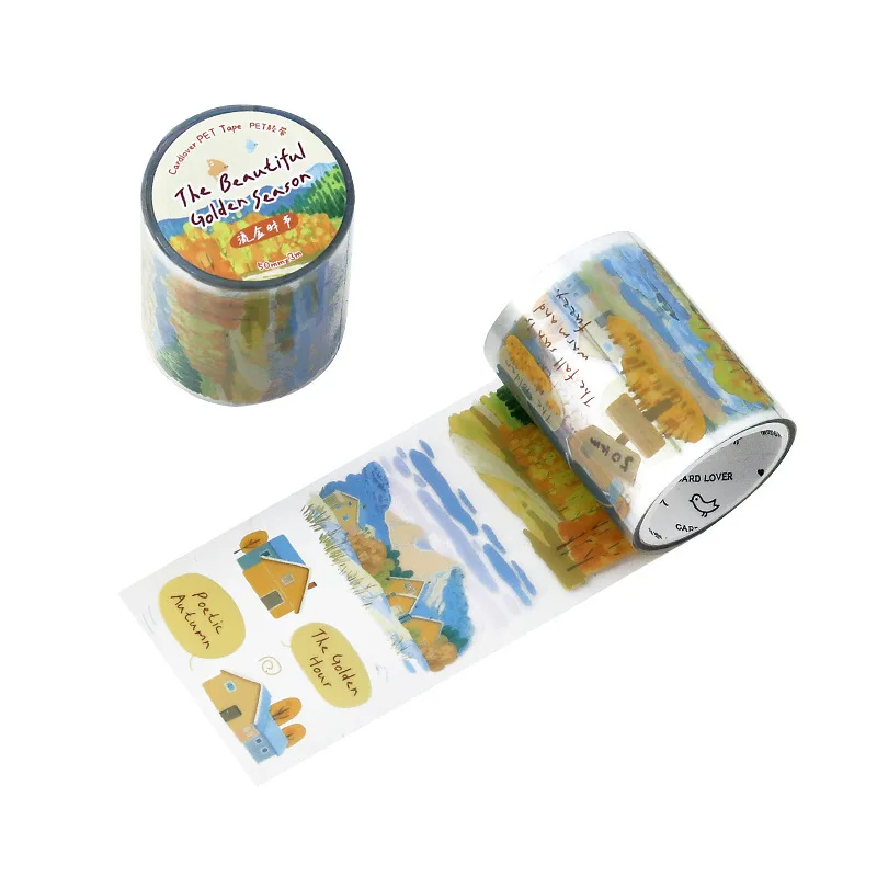 Scenic Series Stickers, Plant Landscape Tape Stickers