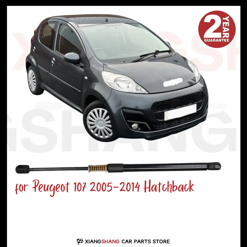 

1pcs Rear Tailgate Damper for Peugeot 107 2005-2014 Hatchback Tailgate WITH SPRING Trunk Boot Gas Charged Gas Struts