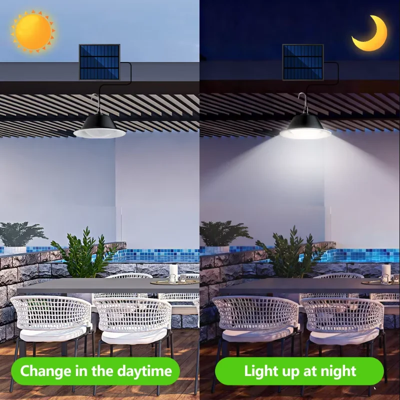 مصباح معلق يعمل بالطاقة الشمسي - مراجعة Outdoor Power With Timer وسعره