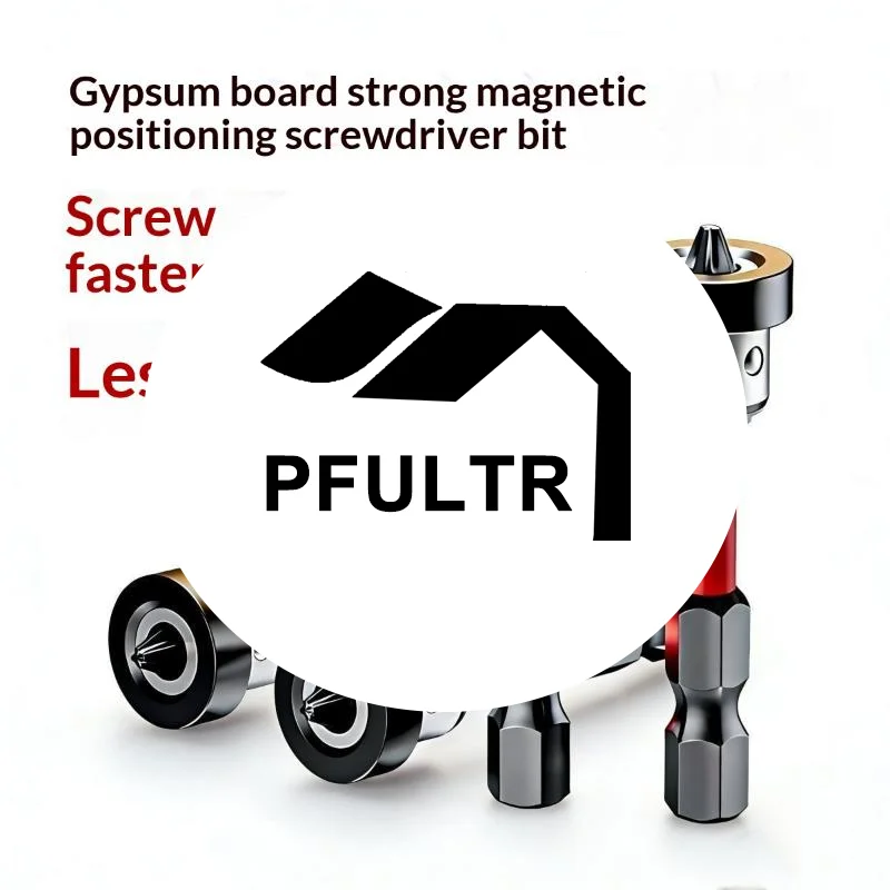 Positioning S2 Screwdriver Bits For Drywall Plasterboard Gypsum Board Locating Bit Head Drilling Tools 1/2PCS Magnetic