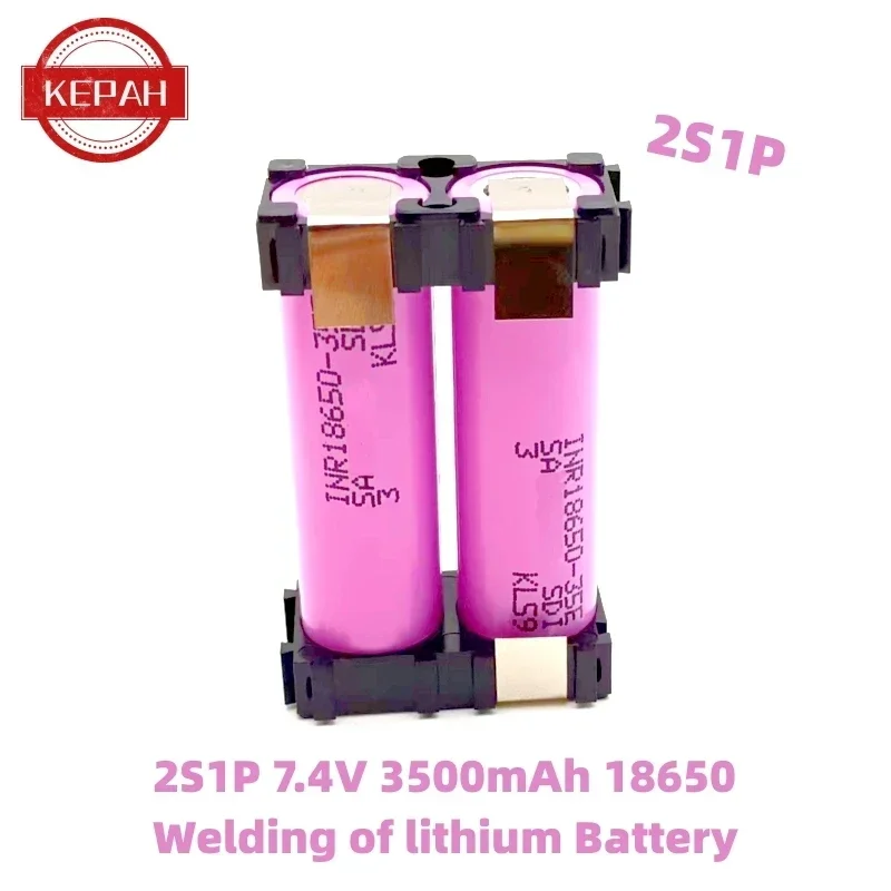 NEW 20A 18650 35E 3500mAh 7000mAh 2S 3S 4S 5S 6S /1P 2P 7.4V 12.6V 14.8V 18V 25.2V For Screwdriver batteries weld battery pack