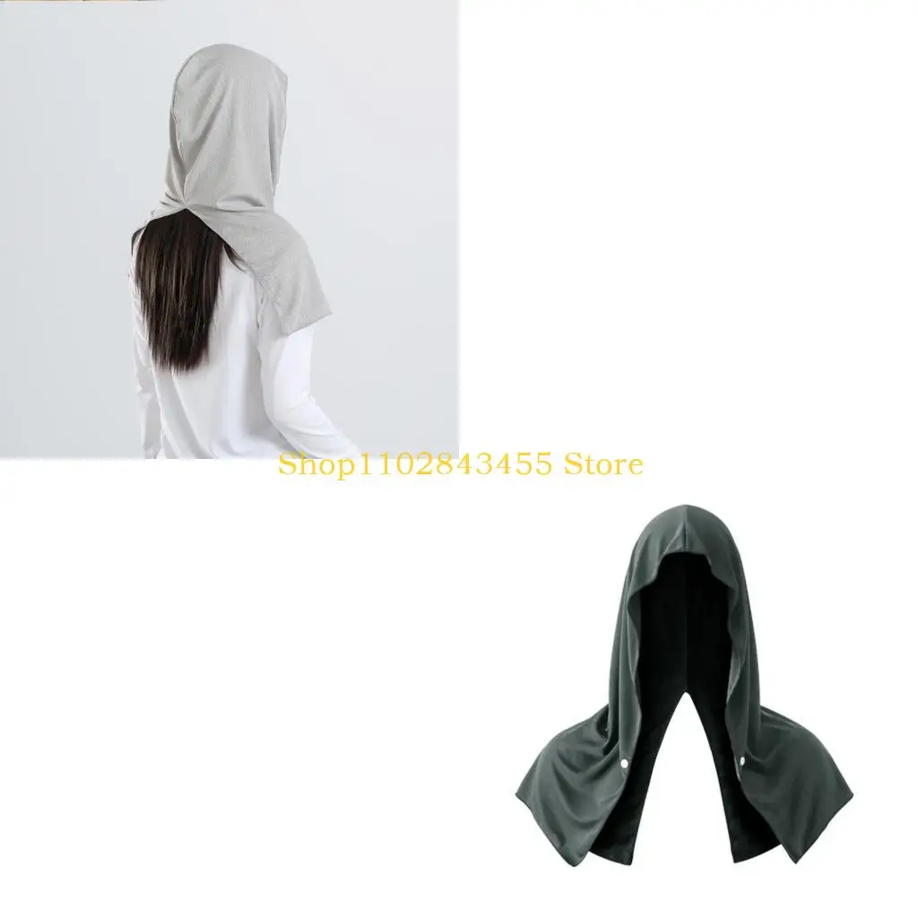 49MC Modern Cooling Headwear For Outdoor Adventures Moisture Absorbent Comfortable Headscarf for Adults Children