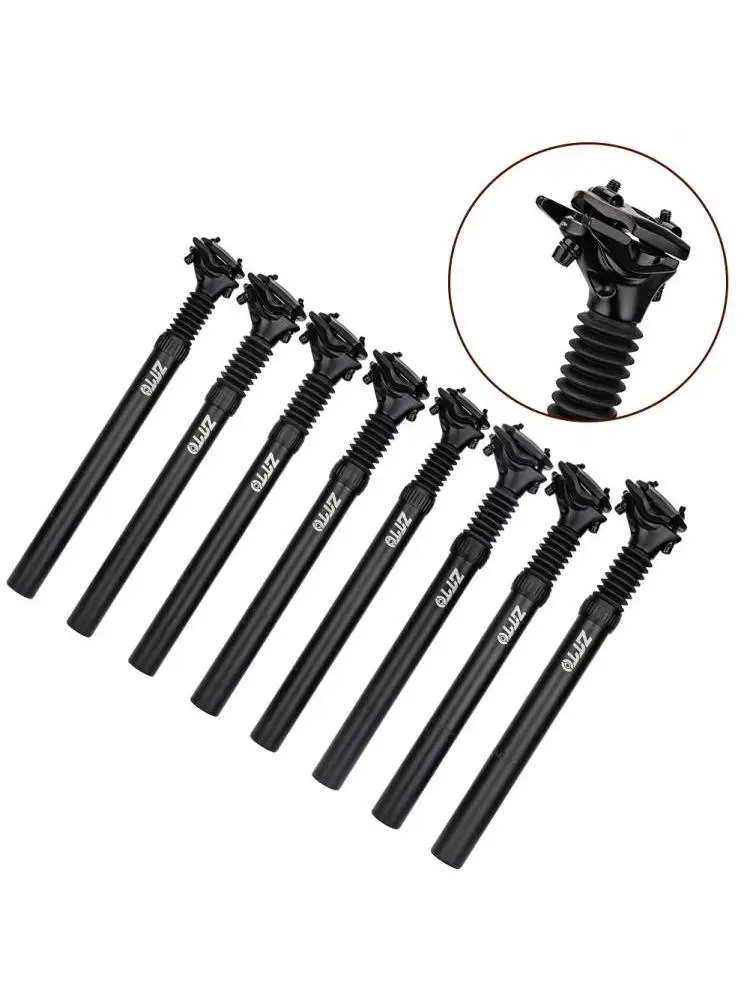 AliExpress MEROCA Bike 25.4 27.2 28.6 30 30.4 30.9 31.6*350L Suspension Seatpost Shock Absorber Damping Seat Tube 33.9*400L Bicycle Seat Post