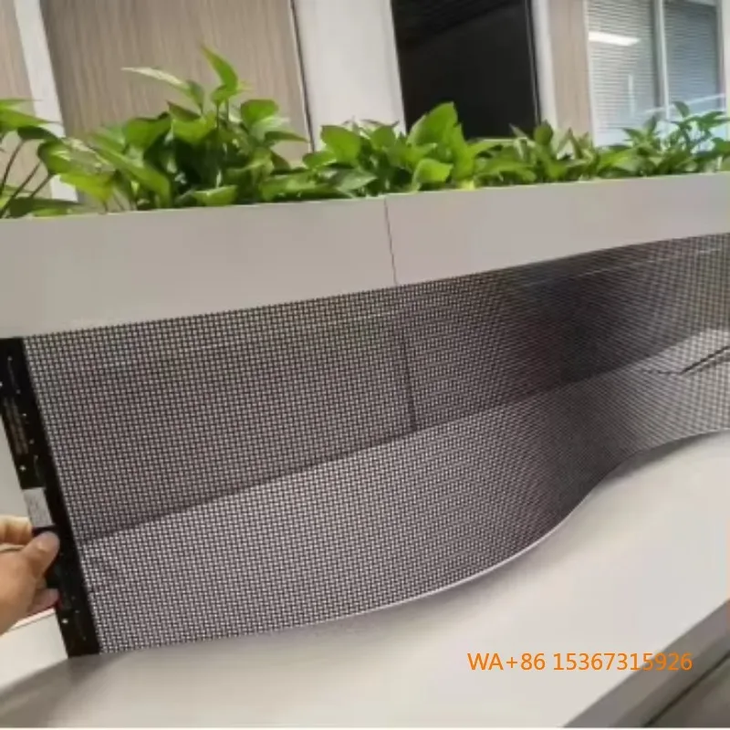 P1.875 Indoor LED Strip Ticker Screen Retail Supermarket Shelf Advertising Display