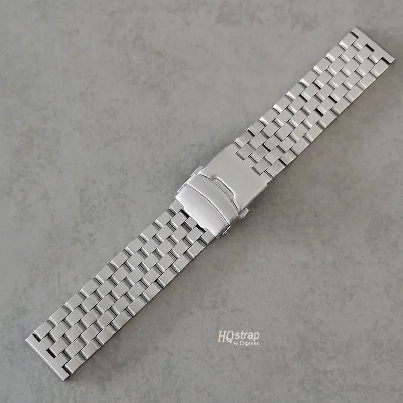 18mm 20mm 22mm 24mm Solid Stainless Steel Strap Universal Replacement Wristband for Men Women Band High Quality Belt Accessories