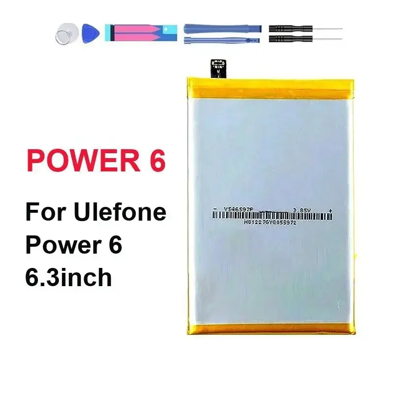 

Сменная аккумуляторная батарея премиум-класса 6350 мАч для Ulefone Power 6 6.3 дюйма
