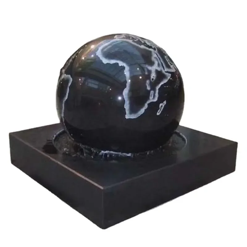 granite rolling ball water fountain