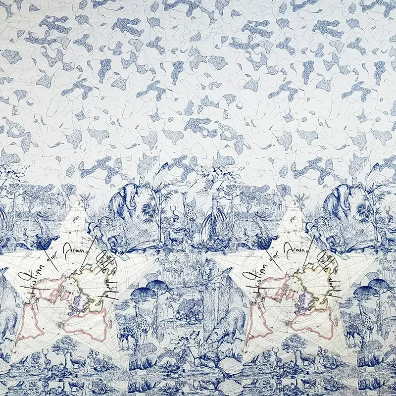 

Жаккардовые высококачественные ткани, окрашенные в пряжу, пальто с животными, весенне-осенние плащи, шорты, ткань высокой кутюр во дворе