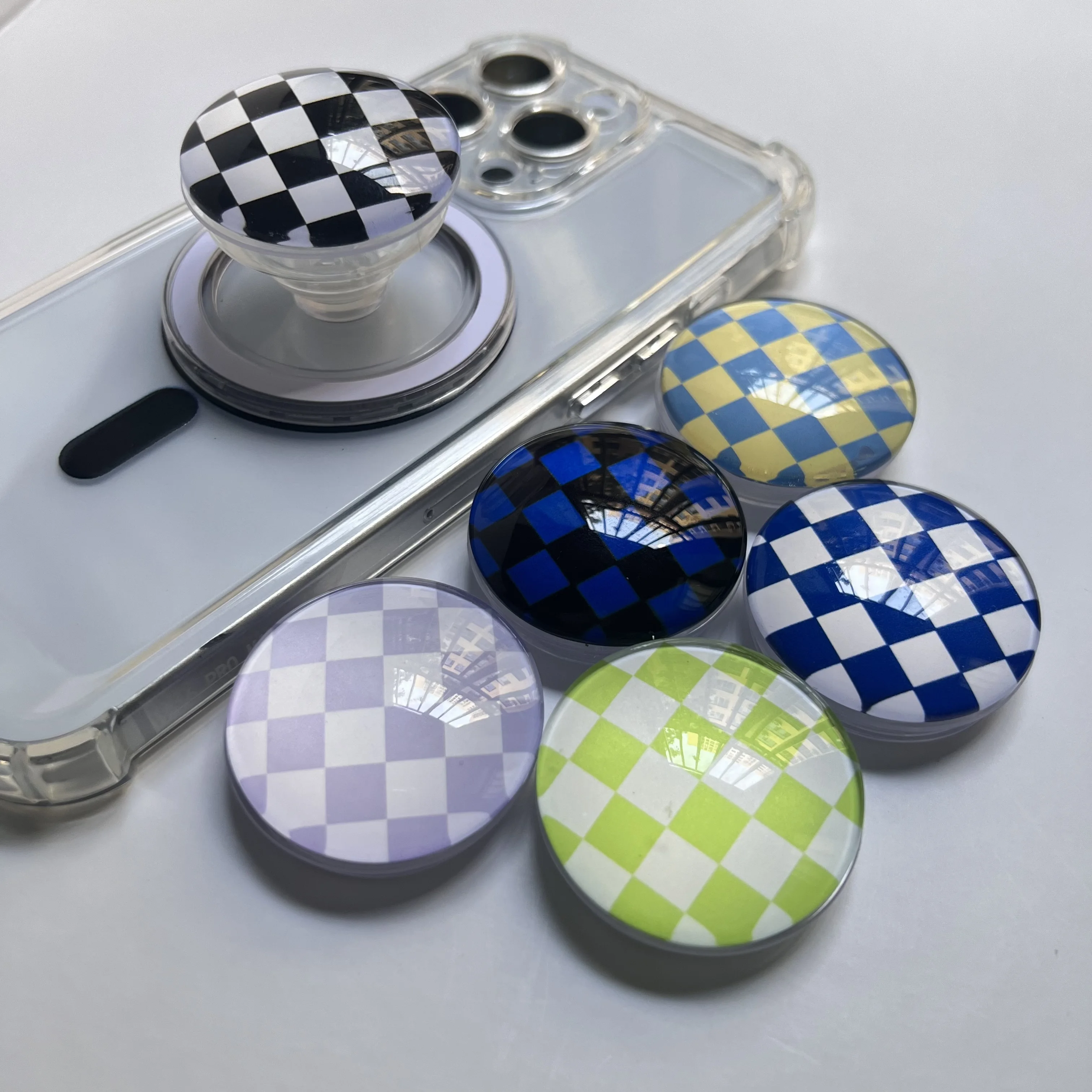 

Корейский 3D держатель с кристаллической сеткой, чехол для мобильного телефона, подставка для Magsafe, магнитный кронштейн для IPhone Samsung Griptok Grip Tok