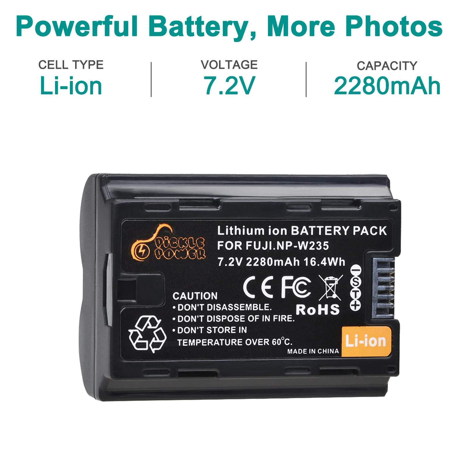 2280mAh NP-W235 بطارية ل فوجي فيلم X-H2 ، X-H2S ، X-T4 ، X-T5 ، GFX100S ، GFX50SII كاميرا ، VG-XT4 قبضة ، شاحن ل NPW235