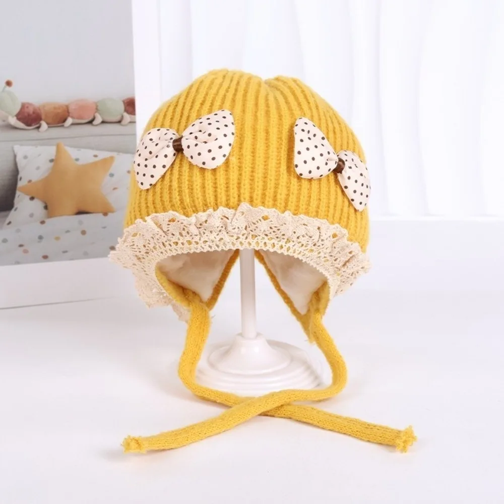 

New Warm Pullover Cap Windproof Pompom Beanie Hat Coldproof Knitted Lei Feng Hat Infants