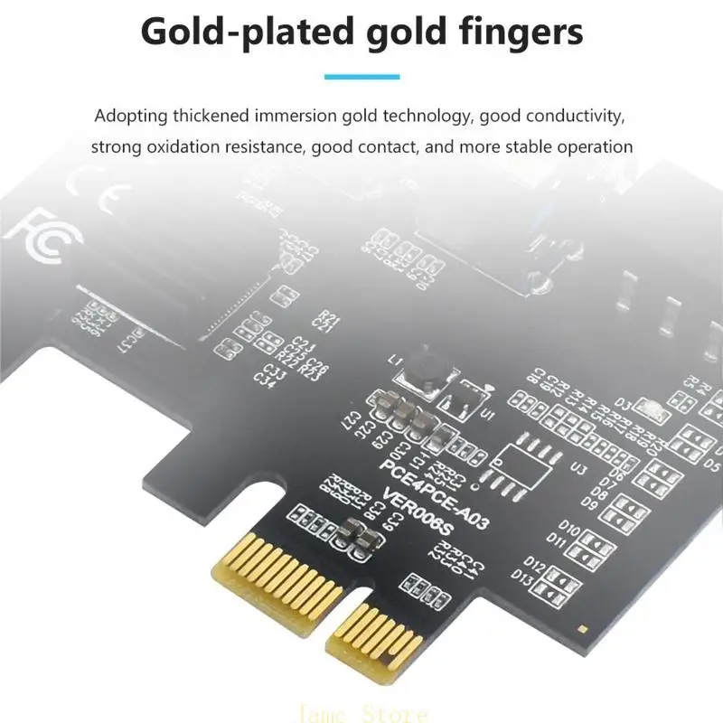 

LX0B Двойной уровень PCI-E Riser HUB USB3.0 4 Порт-расширитель 1x до 16x Адаптер BTC ETH HUB Комплекты для BTC ETH Mining Miner