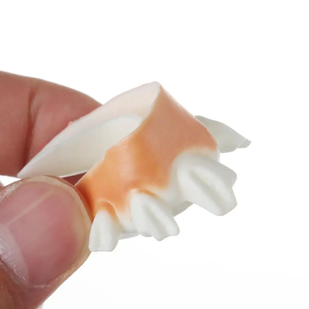 12 pezzi decorazione di Halloween scherzo divertente dente C denti marciti borse da festa vestito operato scherzo creativo giocattoli horror gadget divertenti