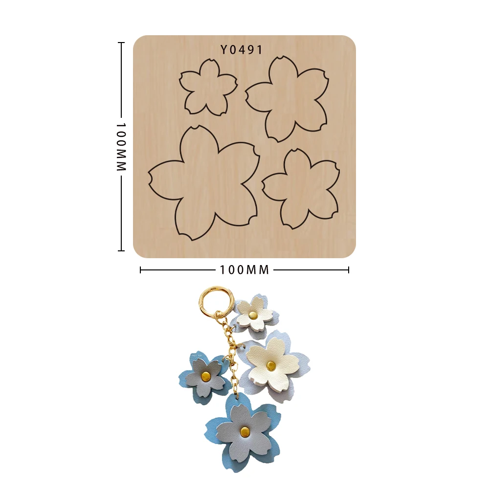 DIY Pendant Cutting Dies, Wooden Making, Decor Supplies Template, Suitable for Common Die-cutting Machines in the Market