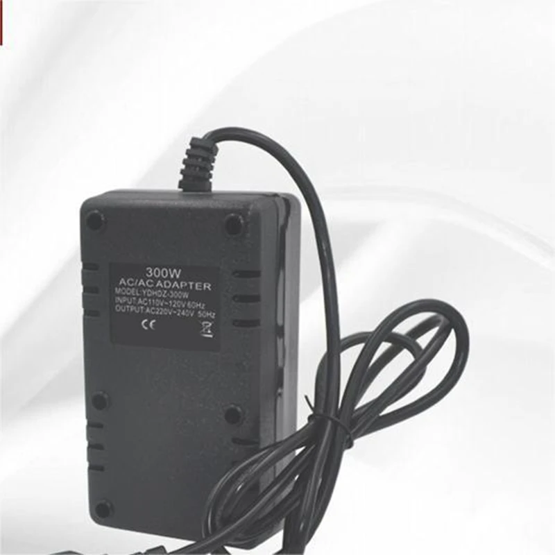 300W Voltage Converter 110V To 220V Transformer Step-Up Transformer Voltage Converter Travel Adapter US Plug Easy To Use