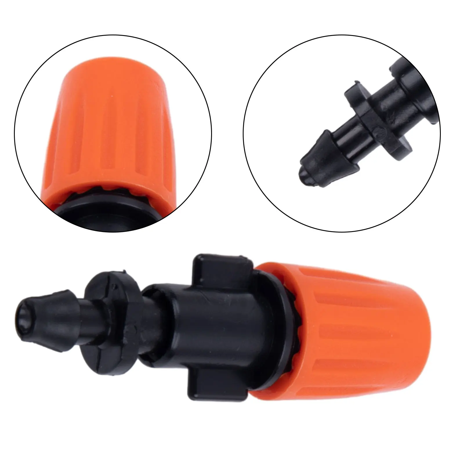 30pcs Adjustable Barbed Misting Nozzles for Outdoor Indoor Garden Greenhouse Patio Balcony Irrigation and Cooling