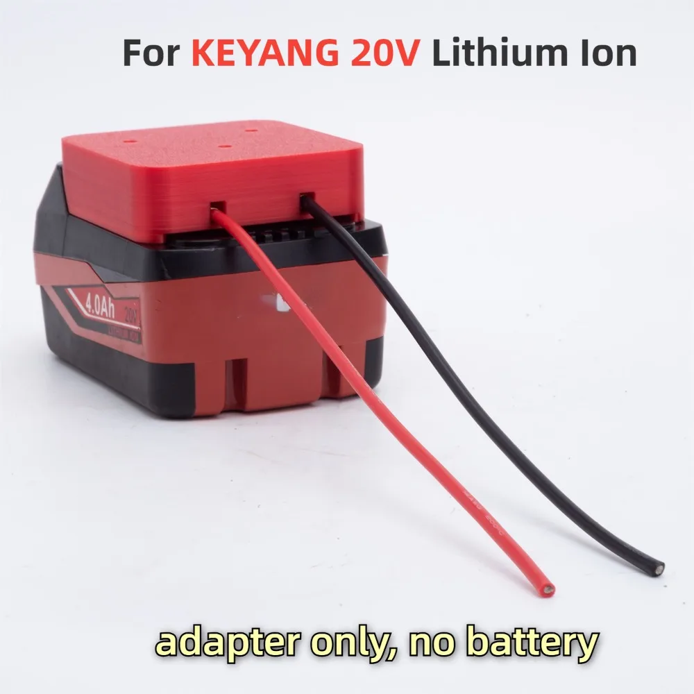 Adaptador de Roda Elétrica 14 Awg para Conversão de Bateria de Lítio Keyang 20v para Conversor de Fonte de Alimentação de Saída de Conector Faça Você Mesmo sem Bateria