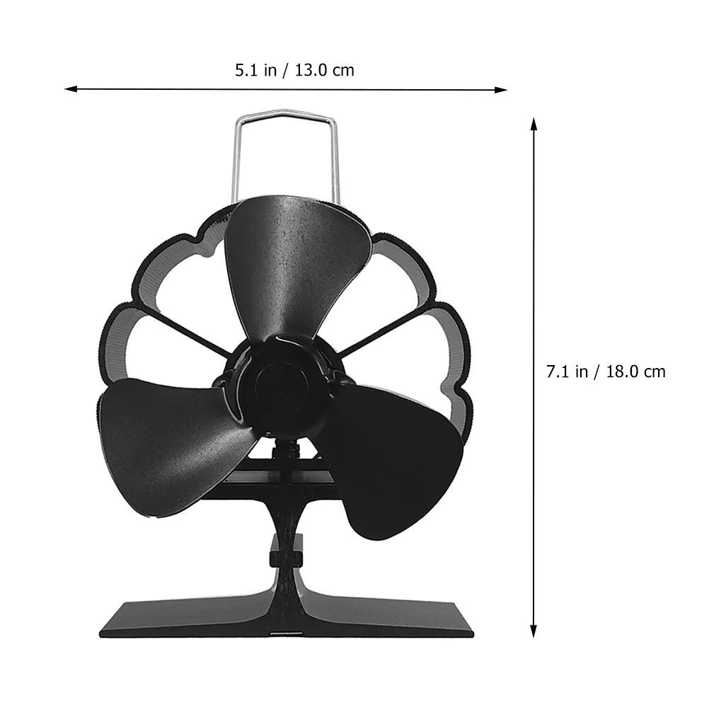 Fireplace -friendly Warm Air Portable Heat Powered Silent Log Stove Thermal