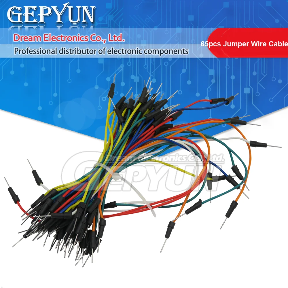 65pcs Solderless Flexible Breadboard Jumper Wire Cable  65pcs Solderless Flexible Breadboard Jumper Wire Cable