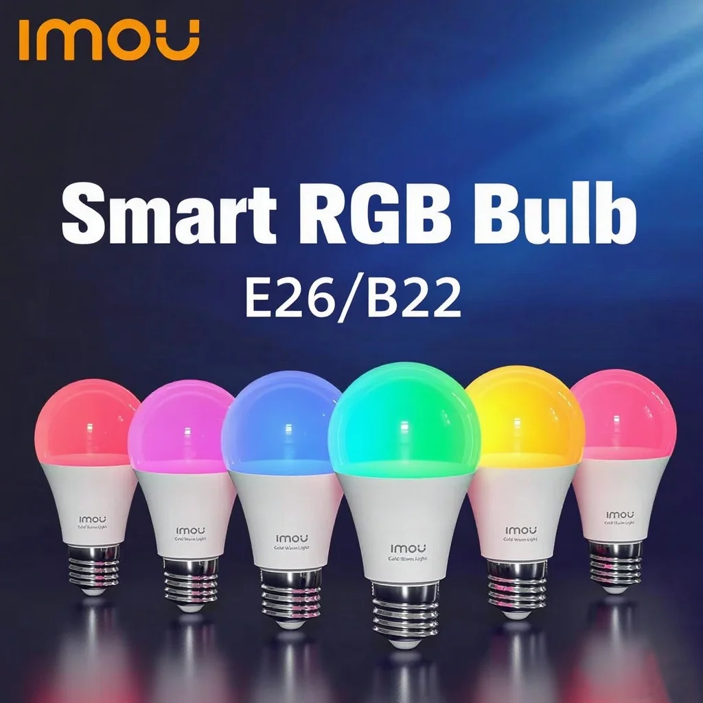 

Imou B5（E26）B22 Smart Light Bulb Control Lamp Base Dimmable Light Led Lamp Bombilla Colorful Changing