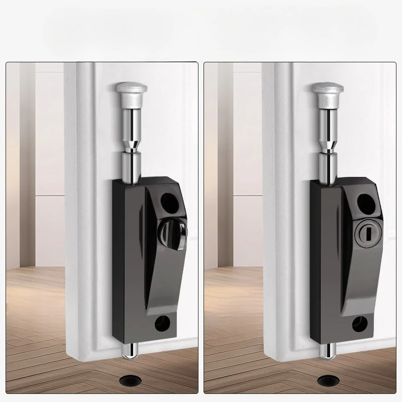 High Quality Practical Brand New Home Park Latch Lock Household Hardware Framed Door Iron Reliable Revolving Door