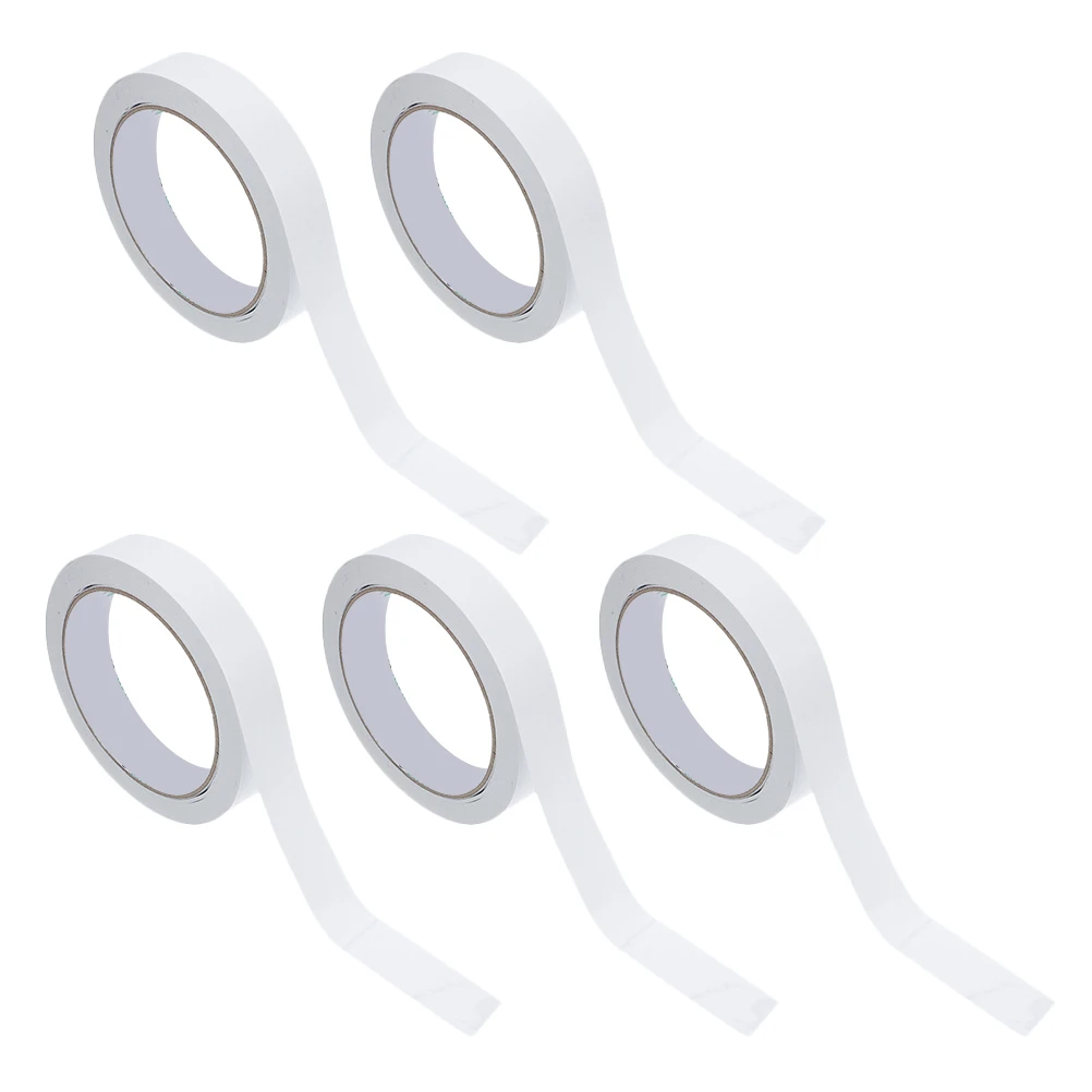 

5 pcs White Kraft Paper Tape Strong Adhesive Waterproof Self adhesive Tape for Packing Box Transportation