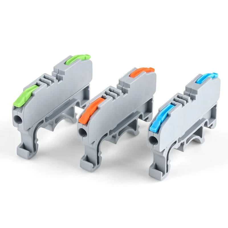 JINH CMK420 DIN-Rail نوع الاتصال السريع محطة العالمي المدمجة سلك موصل الأسلاك السريعة الربط 0.08-4mm2 420 فولت 32A #6