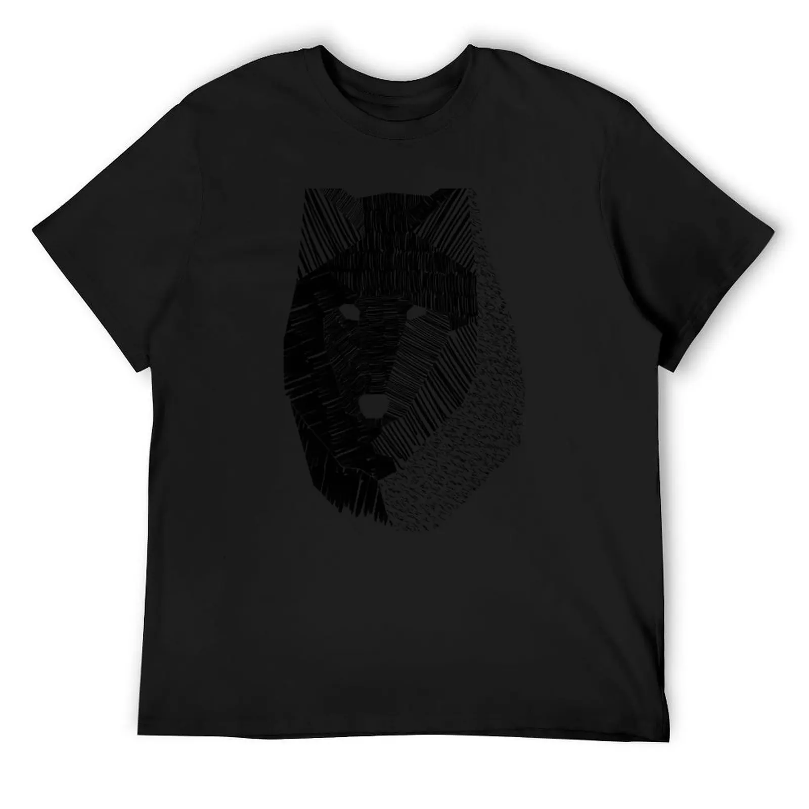 

Wolf Mask T-Shirt summer tops oversized sports fans vintage anime shirt mens designer t shirt