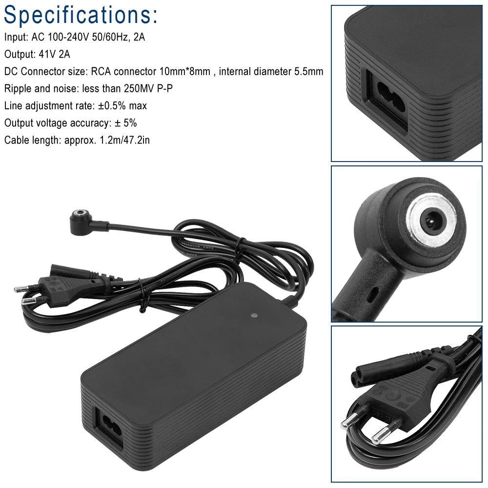 41V 2A Battery Charger for Electric Scooter Xiaomi 4 Mi4/Mi4 Pro Kick Scooter Battery Chargering Power Accessories