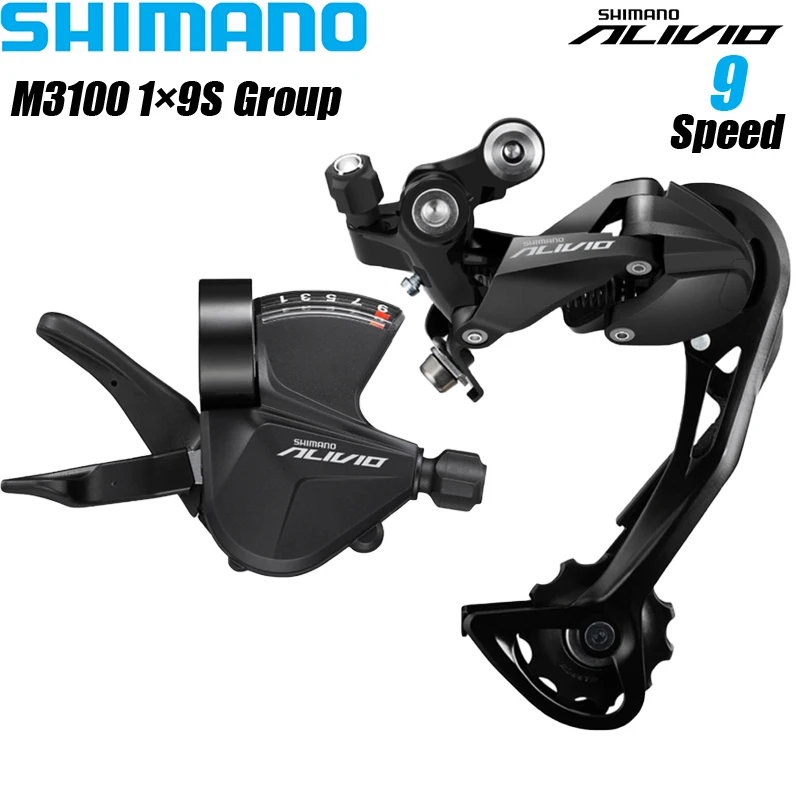 SHIMANO Alivio M3100 9 Speed Groupset SL M3100 Shifter RD M3100 SGS Rear Derailleur 9 Speed 9S Bicycle Accessories