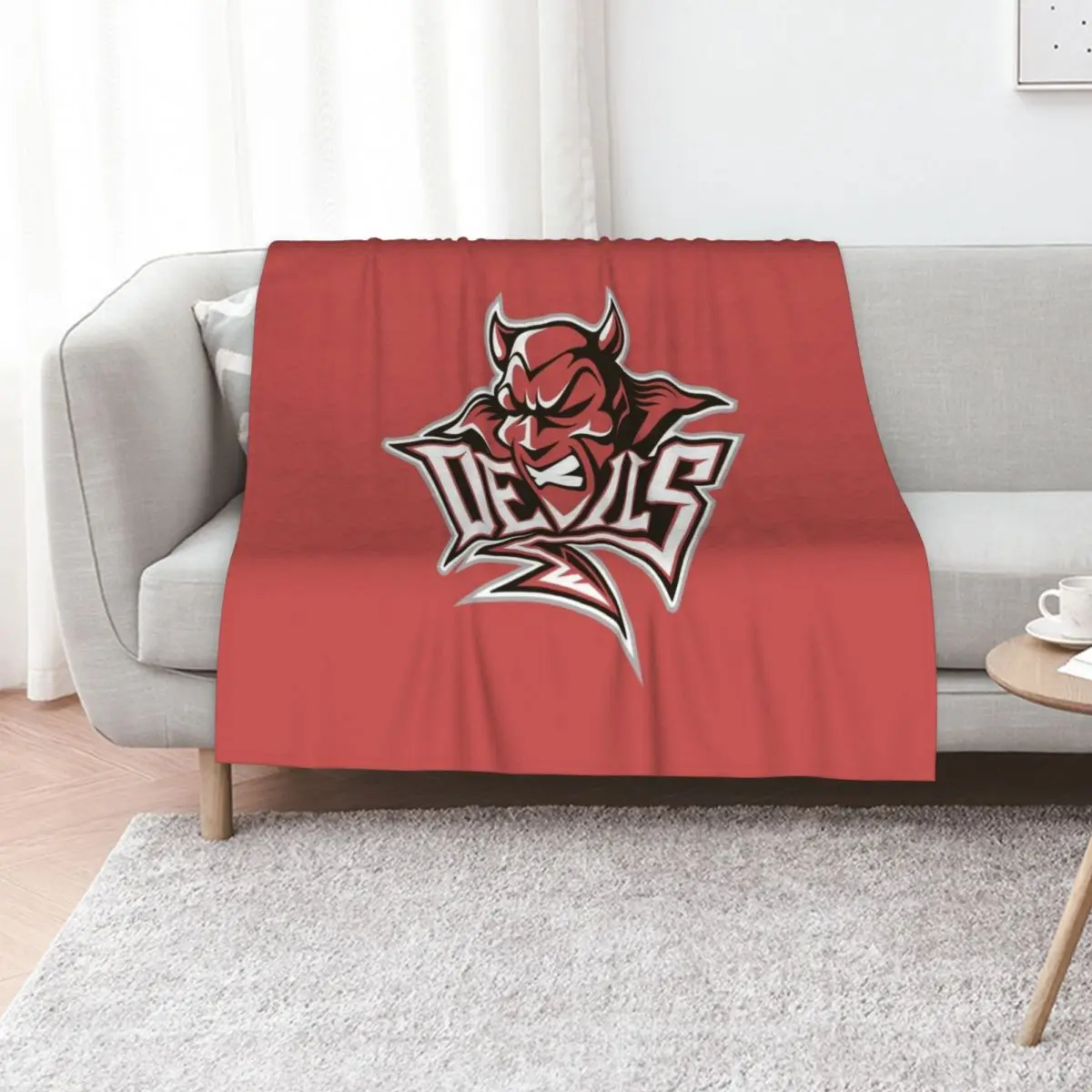 

Cardiff Devils Throw Blanket For Decorative Sofa warm winter Large Moving Blankets