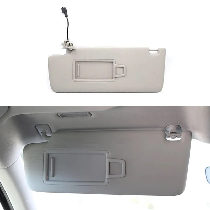 5GG857551 Grey Sunvisor Sunshade Car Sun Visor Shield Block Shade With Mirror For Volkswagen VW GTI Golf 7 MK7 VII 2014-2017