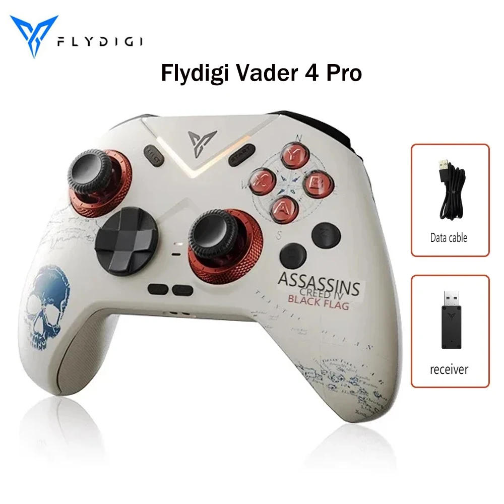 2024 New Flydigi Vader 4 Pro Ac Version Gamepad Athletic Elite Handle Wireless 1000hz Gaming Controllers Hall Rocker Steam Pc