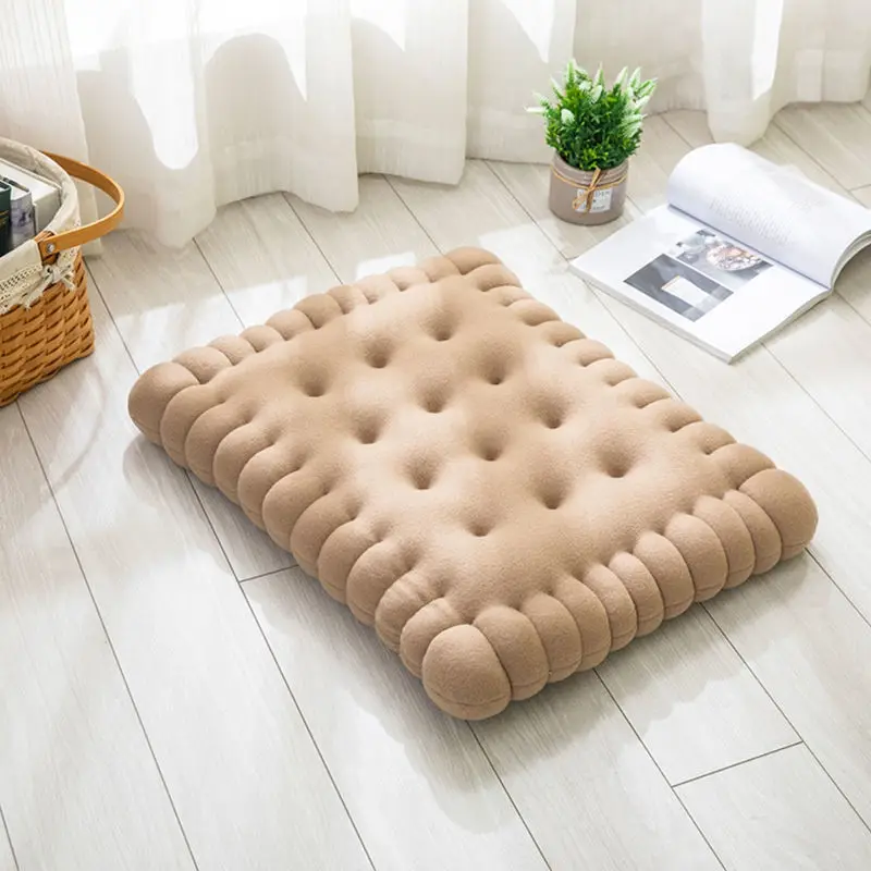 Biscuit Futon Mat  Tatami Mat Sedentary Chair Cushion Office Dining Chair Fart Pad Chair Cushion Meditation Rug