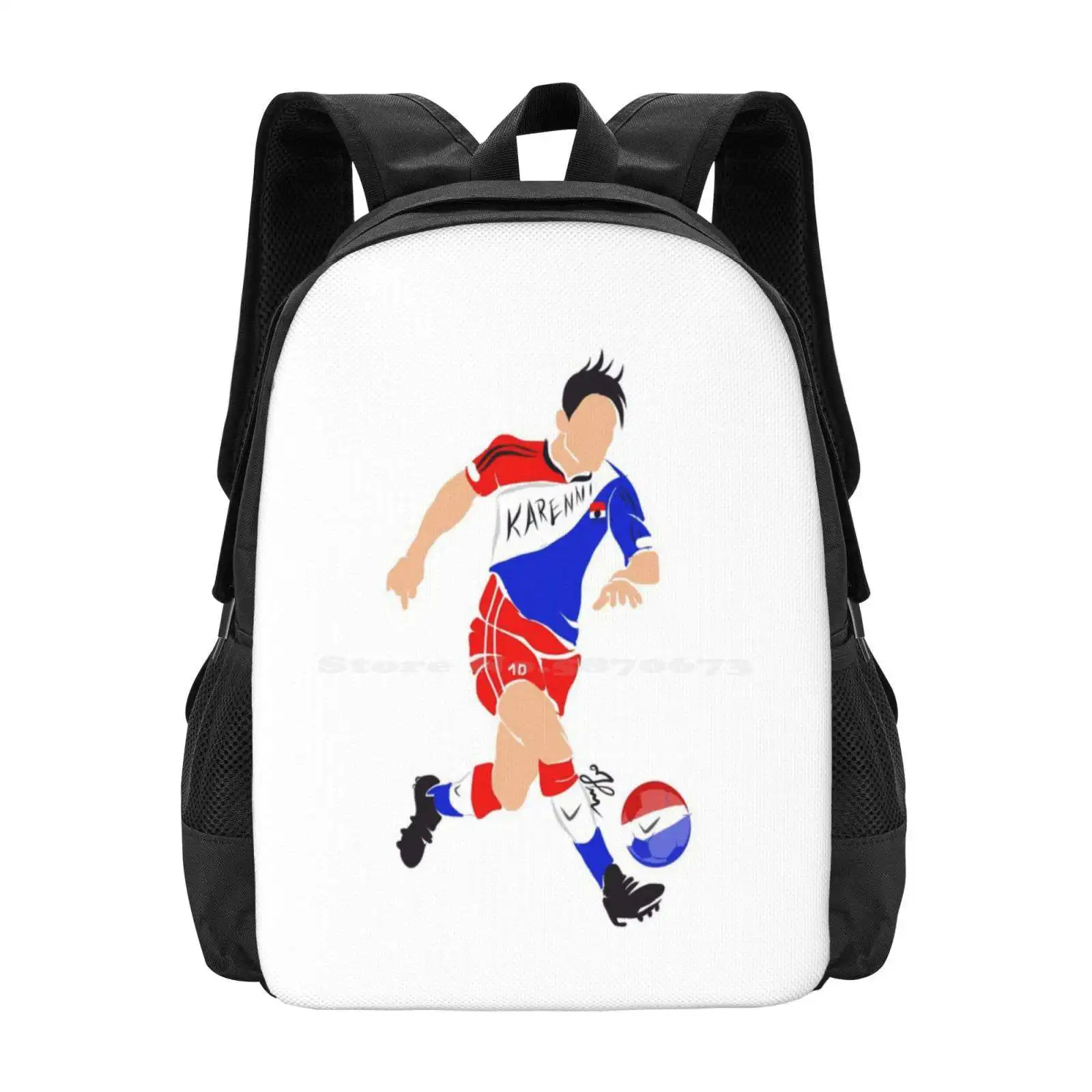 Karenni Soccer School Bags For Teenage Girls Laptop Travel Bags Karenni Soccer Symbol Karenni Logo Karenni Flag