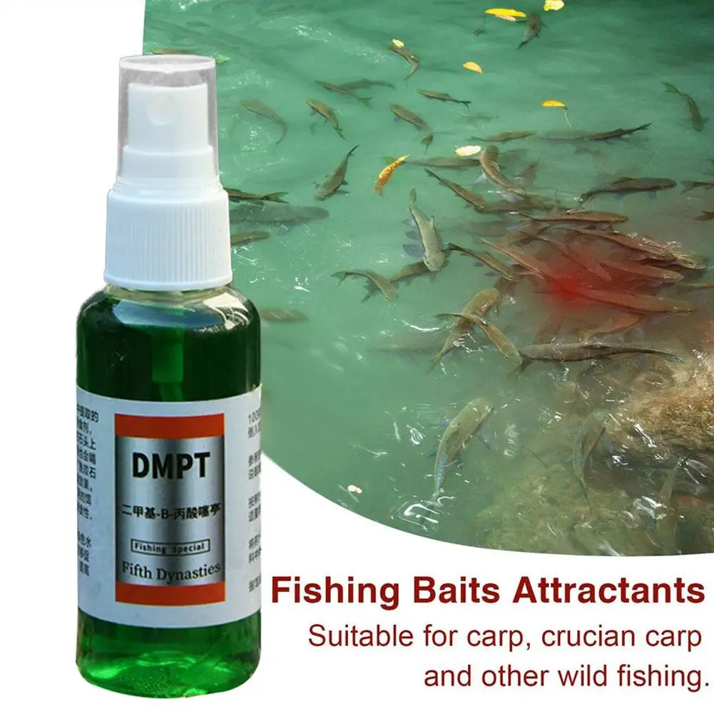 50ml DMPT Fishing Lures Baits High Concentration Fish Enhancer Smell Lure Tackle Food Fish Attractant For Marine And Freshw A2M6