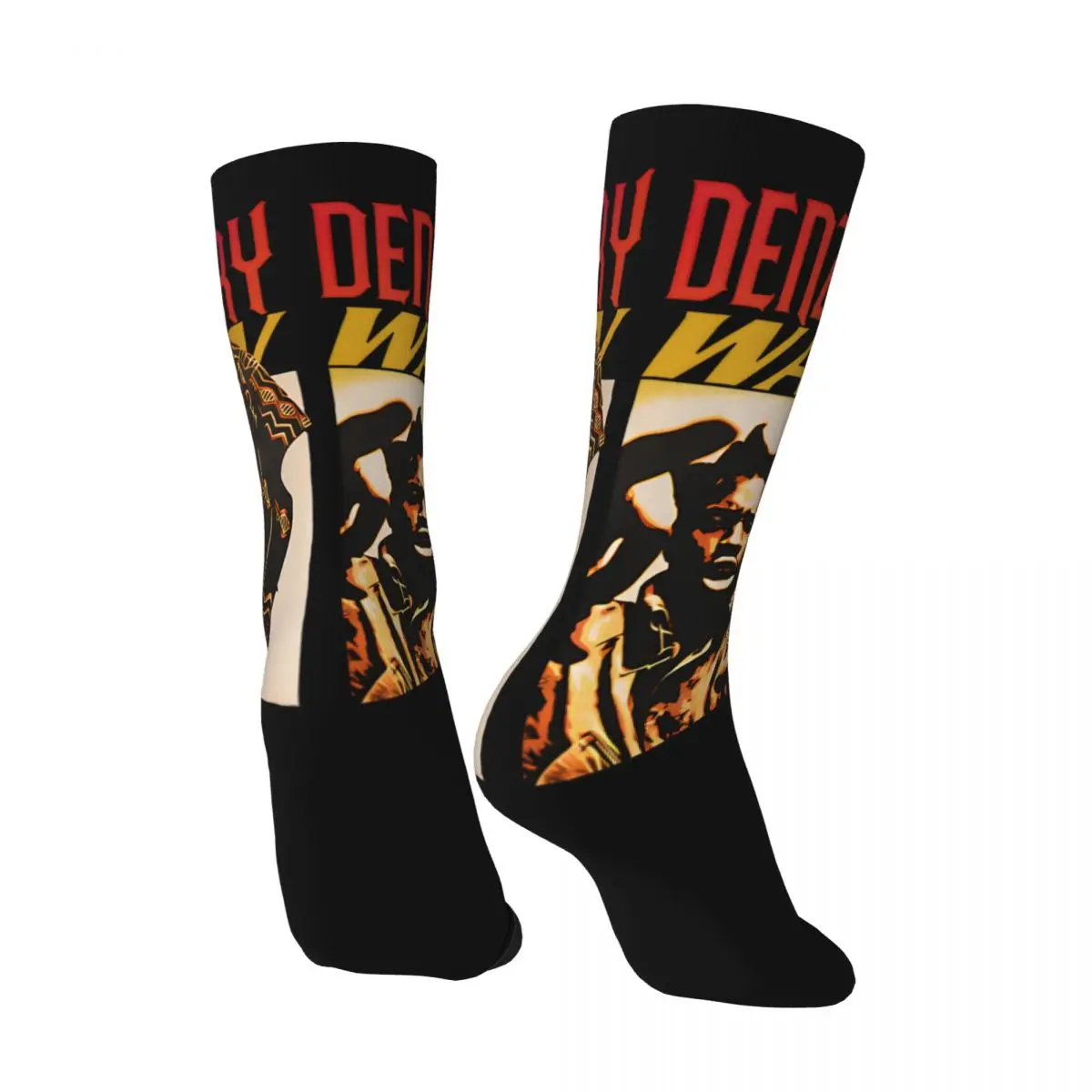 Hip Hop Retro Slick Crazy Men's compression Socks Unisex Denzel Curry Harajuku Pattern Printed Funny Novelty Happy Crew Sock