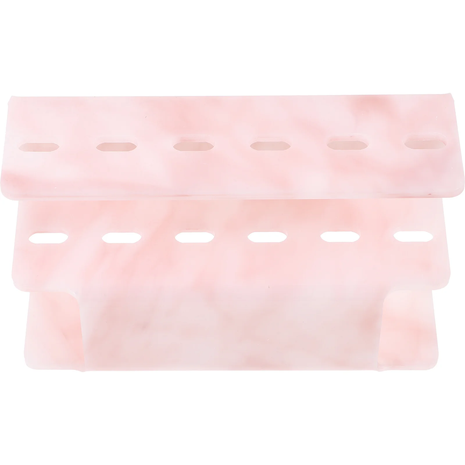 Lash Tweezer Holder Marble Design Strong Plastic Eyelash Tweezers Display Stand For Eyelash Extension Tools Storage