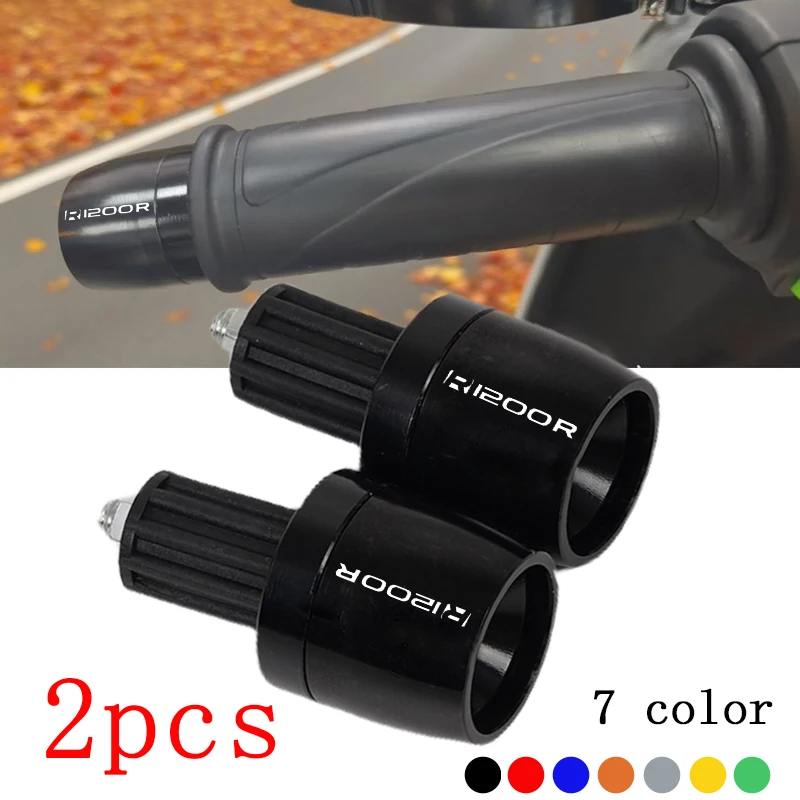 Image of FÜR BMW R1200R R 1200R R 1200R 2006 2007 2008-2025 Zubehör Motorrad Lenker Griffe Griff Bar Kappe end Stecker