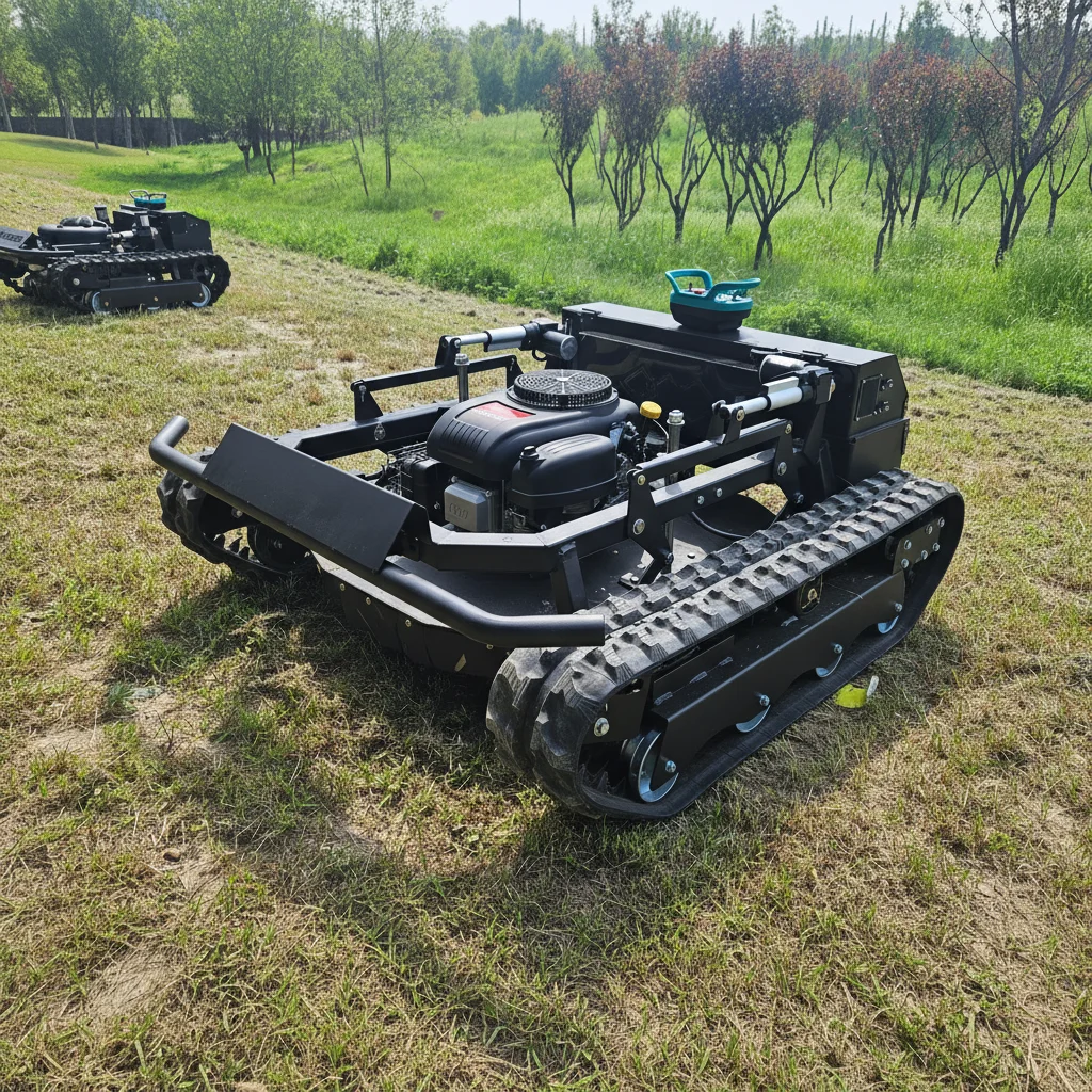 

New Model Affordable RC Crawler Mower Electric Remote Control for Commercial Lawn