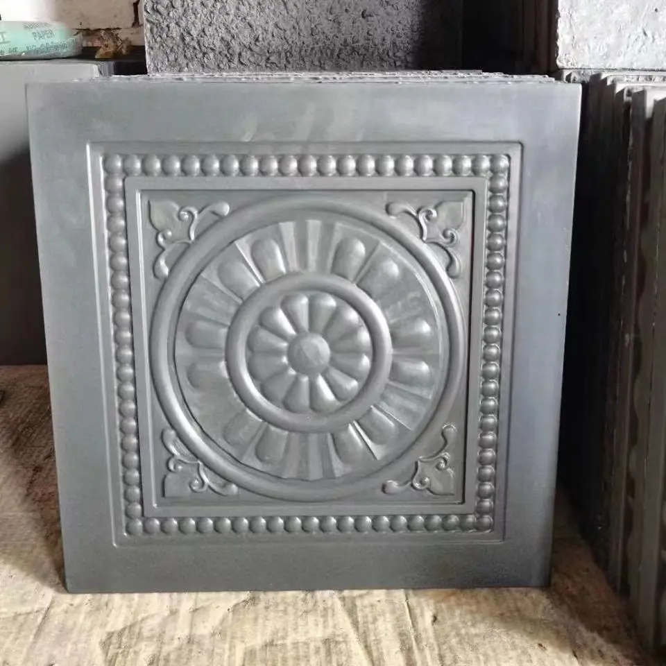 Antique brick carving floor tile mold ancient building Tanglian mold cement decoration printing indoor and outdoor blue brick mo