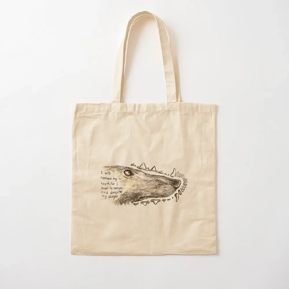 I will remove my teeth Tote Bag Women bags shopping bag logo Candy bags tote bag university