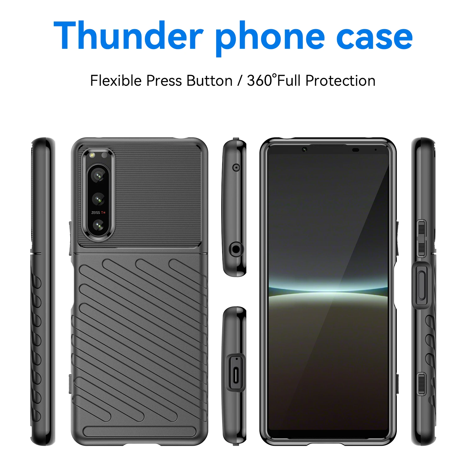 Shield Shockproof Case for Sony Xperia 5 IV Soft Back Phone Cover For xperia 5 iv Full Protection Silicone Case Coque Fundas