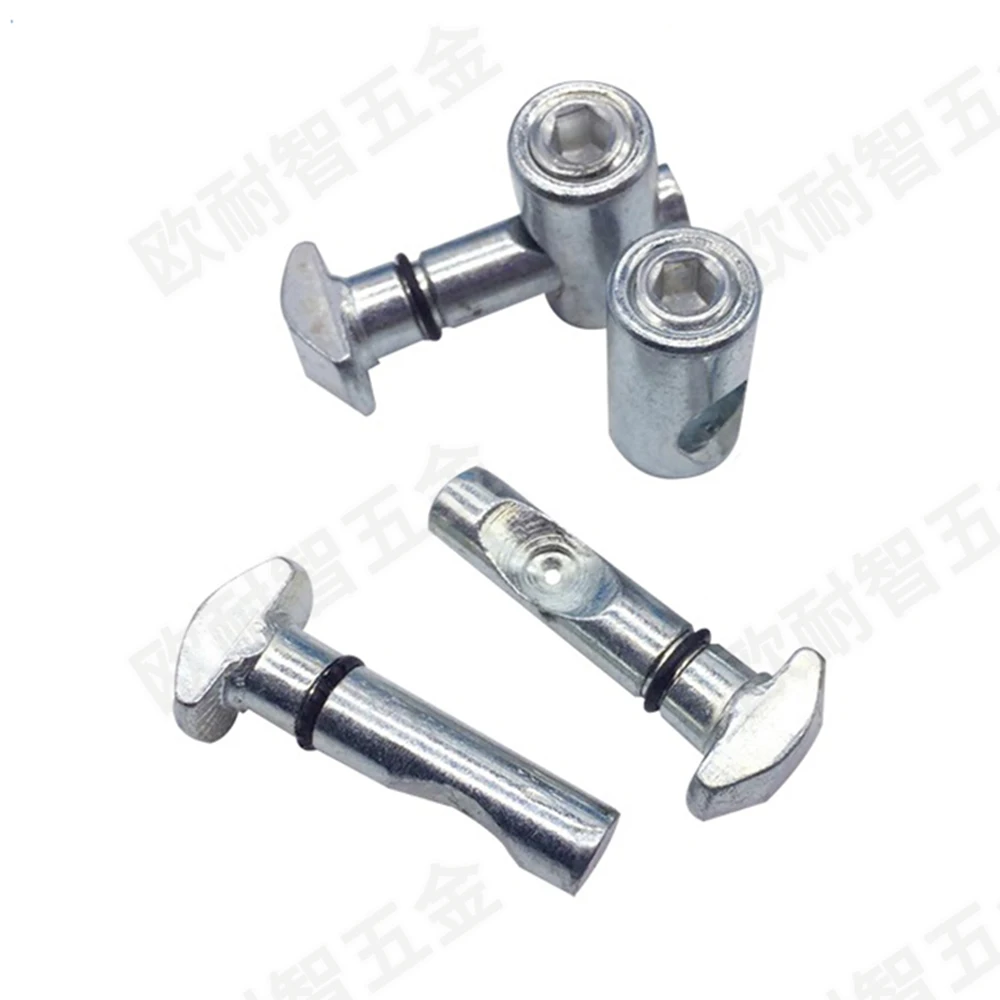 10sets 3040 Series 45 Series Aluminum Profile Parts Anchor Type Connector Groove 8 Hammer Head Connector 90 Degrees 180 Deg