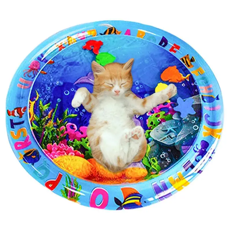 

Water Play Mat For Cats Water Mat For Cat And Dog Thickened Water Sensory Playmat Pet Play Thickened Sensory Water Play Mat