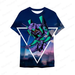 Camisetas masculinas Neon Genesis Evangelion, Vegeta Tops, T-shirt extragrande, Roupas infantis de Hip Hop, Streetwear Y2K, Presente, 100-5XL