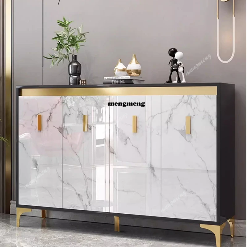 M178 Nordic Luxury Shoe Cabinet Organizer Storage Show Display Shoe Shelf Hidden Bedroom Designer Stackable Zapatero Salon Furni