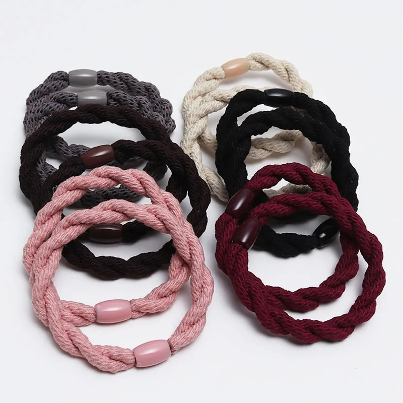 

10Pcs Korean Style Women Elastic Hair Bands Girls Hair Scrunchies Hair Gum Hair Tie Ponytail Hair Holders Hair Accessories