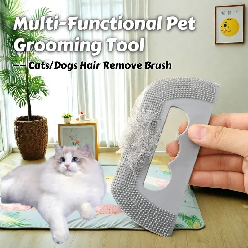 1/3/5-Piece Pet Grooming Kit – Gentle Gel Hair Remover, Lint Shaver & Sticky Roller Combo for Cats/Dogs Deshedding & Fabric Clea