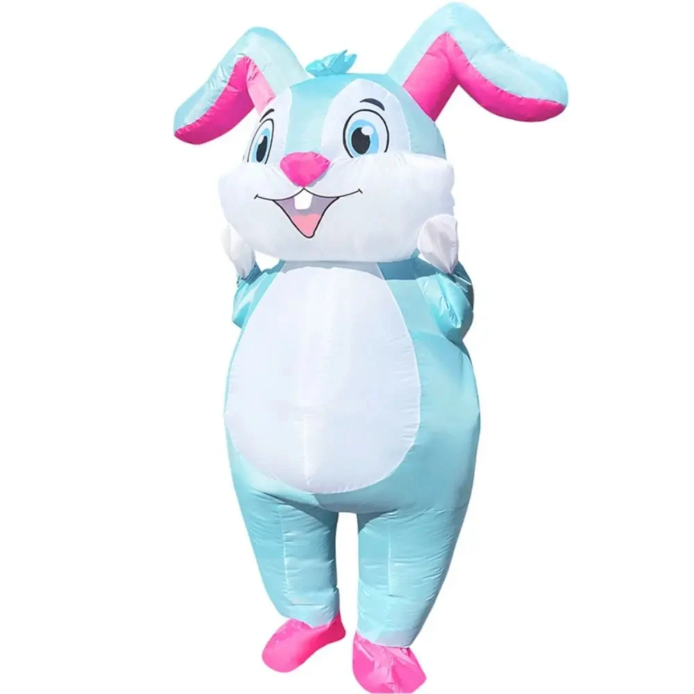 Coniglietto pasquale Costume Cosplay gonfiabile adulto ET Alien Rabbit Fantasy Stage Performance Festival abbigliamento per feste di carnevale